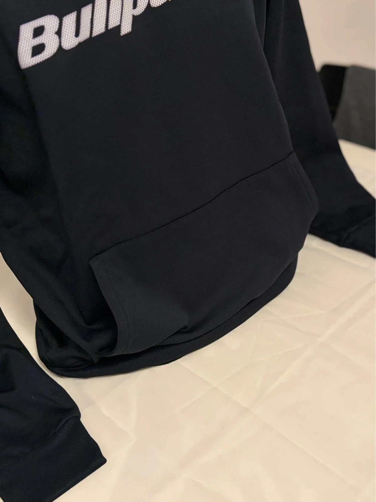 Sudadera con capucha Bullpadel para deporte y pádel - Talla S - Azul marino - Logotipo en el pecho – photo 3